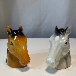 Horse Head Salt & Pepper Shakers              FREE SHIPPING